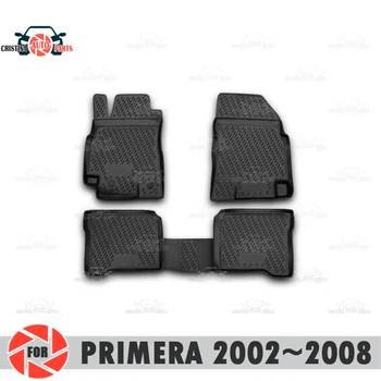 

Floor mats for Nissan Primera 2002~2008 rugs non slip polyurethane dirt protection interior car styling accessories