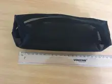 Estuche de malla transparente Kawaii para lápices, bolsa de gran capacidad, almacenamiento bonito, para útiles escolares para estudiantes, papelería de Corea