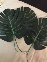 Garden-Decoration-Accessories Decorative Monstera Palm-Tree-Leaves Artificial-Plants