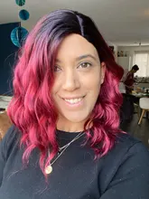 LINGHANG-Peluca de cabello ondulado corto para mujer afroamericana, cabellera artificial de fibra resistente al calor, color rubio, Marrón degradado, para Cosplay de boda o uso diario