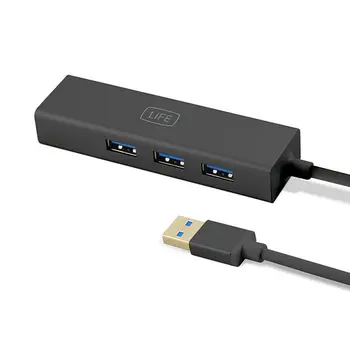 

3-Port USB Hub 1LIFE 1IFEUSBHUB3 USB 3.0 Black