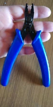 1 Uds azul de lado cizalla cortadora Clipper de cordón Alicates para alambre de joyería herramientas de alicates, herramientas y equipo
