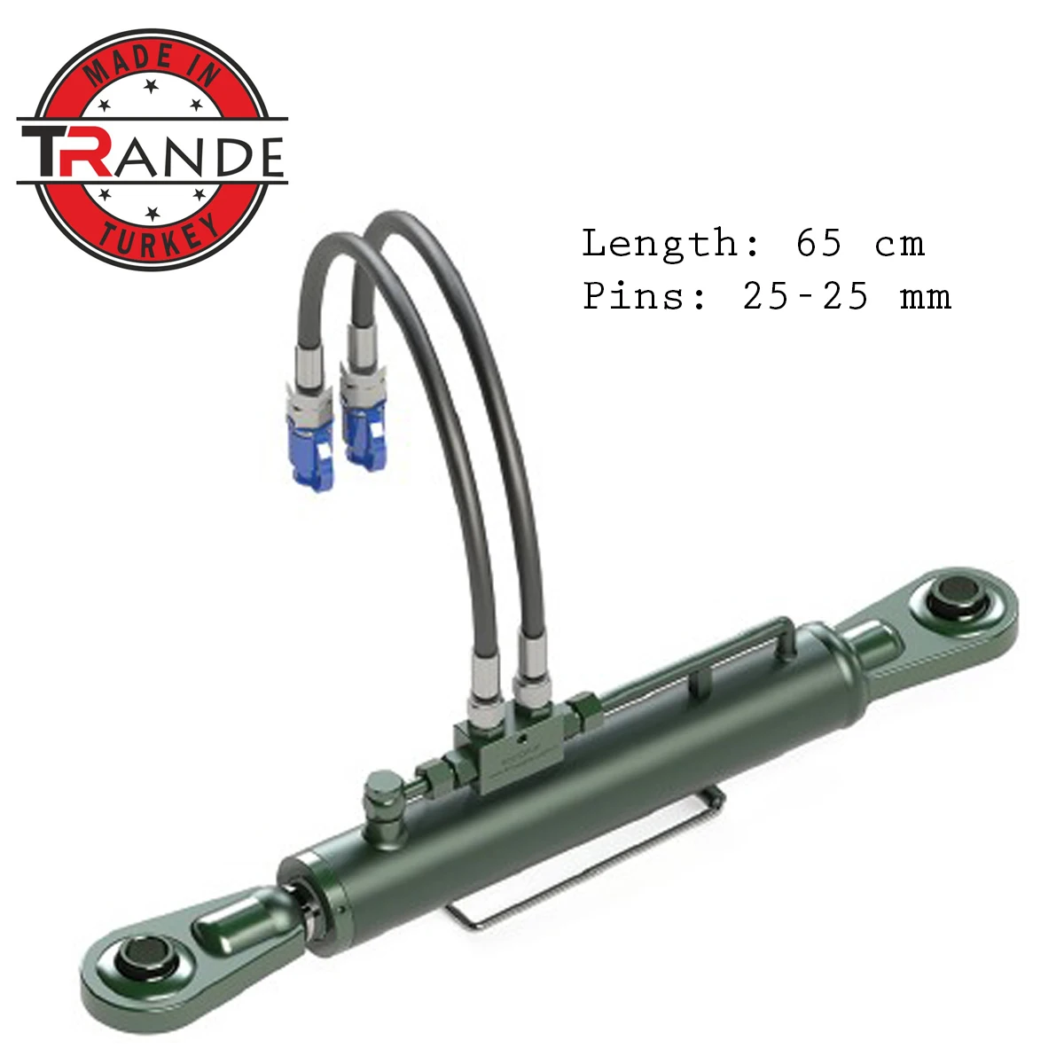 Tractor Hydraulic Top Link Assembly, Double Lock, With Hoses, Extra 40