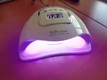 SUNX5 Max-Lámpara LED para secado de uñas, lámpara UV de hielo de 45/36/18 LED para secado de esmalte de Gel, temporizador, herramientas de manicura con Sensor automático, 90/72/36W