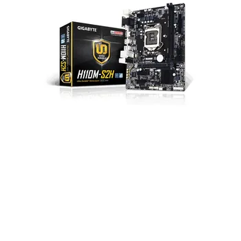 

Gigabyte GA-H110M-S2H LGA 1151 motherboard (H4 socket) Micro ATX Intel®H110