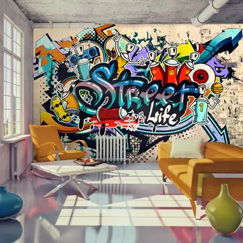 

Wall mural-Street Life - 100x70 cm