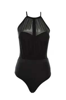 

Trendyol Halter-neck Tulle Detailed Swimwear TBESS20MA0035