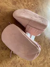 Zapatos de piel sintética para bebé, botitas de bebé para niñas, mocasines de moda con flecos para primeros paseos de 0 a 18 meses, 10 colores