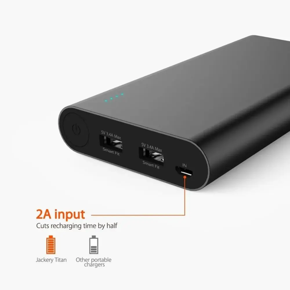 Chargeur portable 20100 mAh Jackery, Power Bank cell phone fast charge, works with IOS, gaming device, Android Chargeur portable 20100 mAh Jackery, Power Bank cell phone fast charge, works with IOS, gaming device, Android