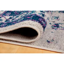 Je Veux домашний винтажный ковер Blue-Gray-Purple-60x90