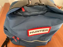 Hunter-mochila grande para hombre y mujer, bolso de ocio, a prueba de lluvia, ligera, tendencia con botón superior, mochila escolar para ordenador
