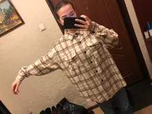 Oversized Shirts Clothing Tops Button Female Blouse Long-Sleeve Toppies Vintage Plus-Size