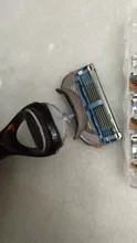 4 unids/lote cuchillas de afeitar 5 capa de hojas de afeitar para Gilettee de energía de fusión de afeitar cuchillas Gillette Proglide máquina