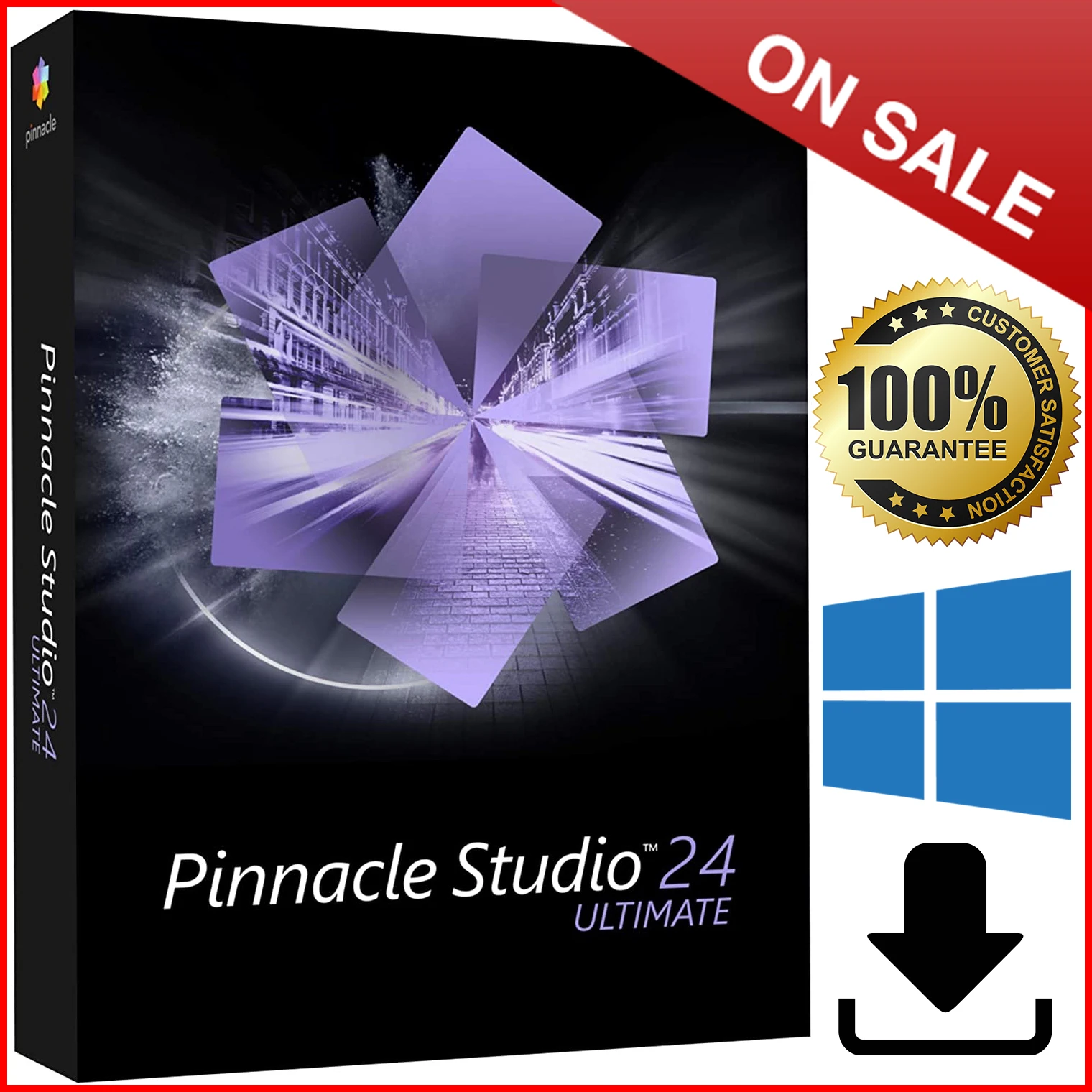 Flash Sale Pinnacle Studio Ultimate 24, versión completa, para Win'dows pBQKMkeqbAw