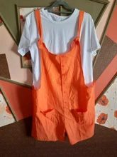 Monos informales sin mangas con espalda descubierta para mujer, monos sin mangas con botones y bolsillos, monos holgados de talla grande