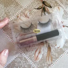 ISEEN-pestañas magnéticas de visón 3D, resistentes al agua, duraderas, magnéticas, delineador de ojos, magnéticas de visón, extensión de pestañas postizas de maquillaje