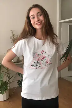 

Trendyol Printed Basic Knitted T-Shirt TWOSS20TS1907
