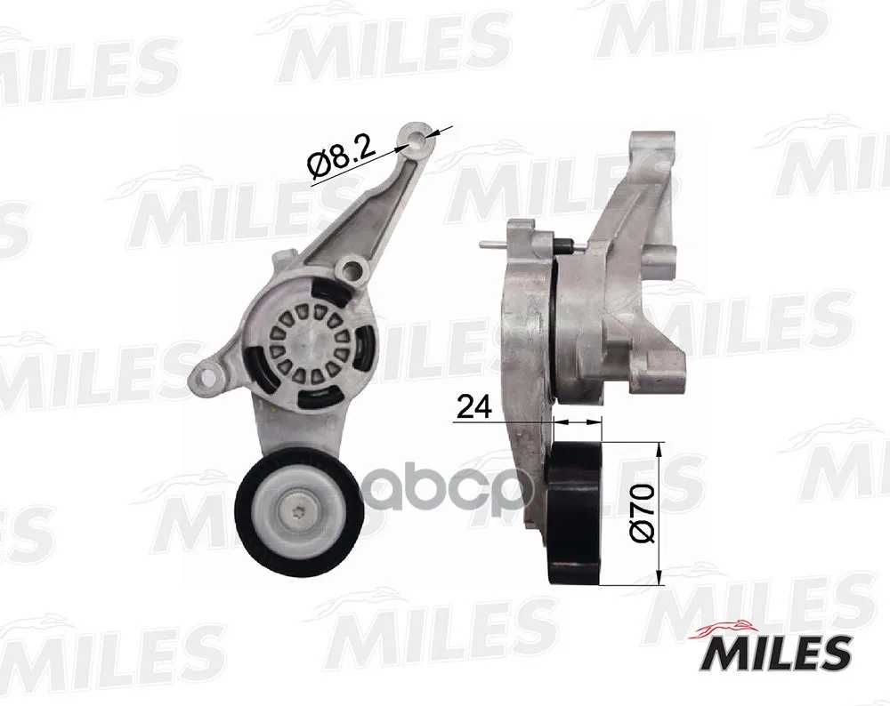 Натяжитель Ремня Приводного Vw Golf 5/T5/Passat 1.9td Miles Ag00029 Miles арт. AG00029