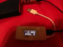 Amperímetro de cola blanca de KCX-017 con pantalla LCD, medidor de Monitor de capacidad de corriente de voltaje Mini USB, Detector de 3V-7V, medidor de corriente móvil