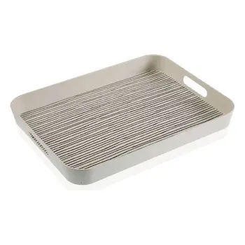 

Tray Black Line Bamboo Fibre (31 x 4 x 41 cm)