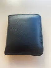 Cartera de piel auténtica de alta calidad para hombre, carteras masculinas cortas Vintage, con cremallera, monedero, Portomonee