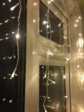 String-Lights Curtain Droop Icicle Outdoor-Decoration Christmas Garden Party 220V Drop-5m