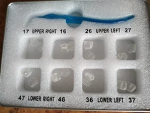 Kit de molde de impresión Dental Posterior, herramientas de llenado de restauración Dental