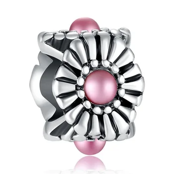 

ANGEMIEL Flower Motif Pink Charm