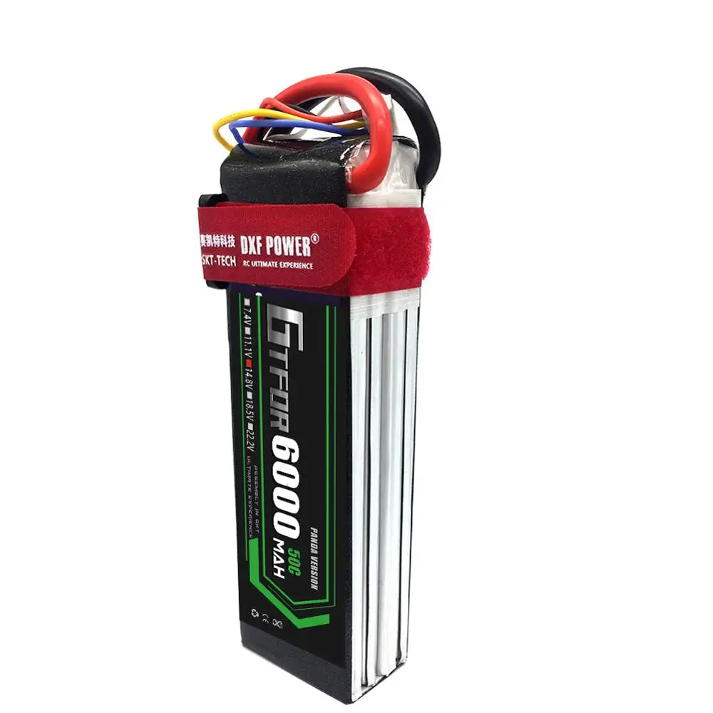 GTFDR Lipo аккумулятор 4S 14 8 в 6000 мАч 50C Burst 100C литий полимерная батарея AKKU для