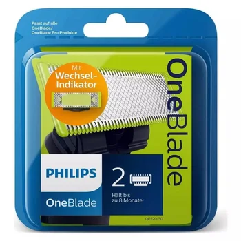 

Philips OneBlade QP220 / 50 Replacement Blade 2 Pieces Original DHL EXPRESS Super Fast Shipping