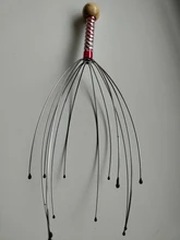 Massager Relax SPA Neck-Stress Scalp 12-Finger-Head Physician 1pcs Release-Head Steel