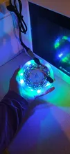 Strip-Light Diode Tv-Background-Lighting Key-Control Desk-Screen Usb-Cable Flexible-Lamp