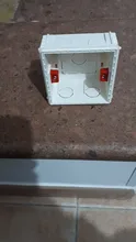 Atlectric-Mounting-Box Socket Cassette-Switch Internal White Hidden 86 Red Concealed