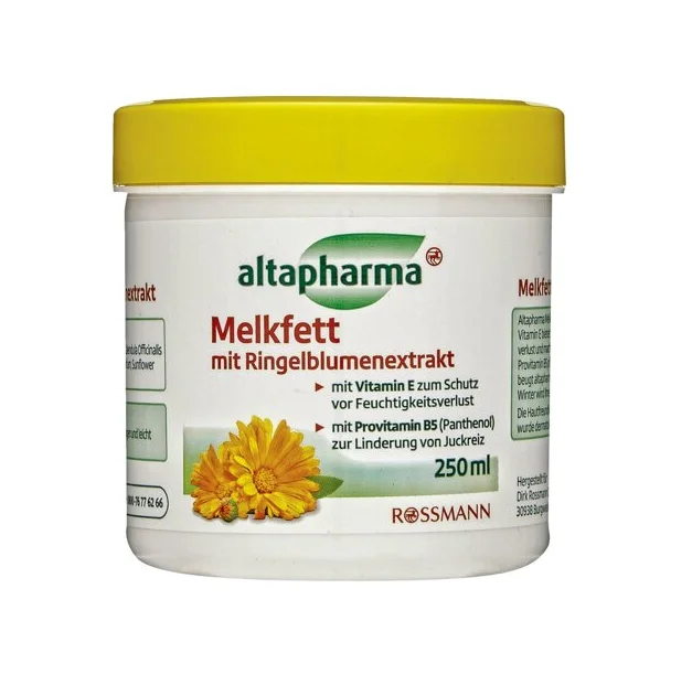 Crema de cuidado intensivo con extracto de flor de caléndula de Altapharma  250 ml|Exfoliantes y tratamientos corporales| - AliExpress