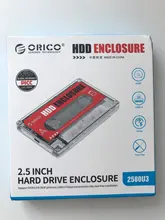 HDD Enclosure Case Stickers External-Hard-Drive-Case DIY Transparent SATA USB3.0 7-9.5mm