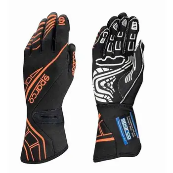 

S00131109NRAF-Rg-5 Lap gloves size 09 Black/Orange Sparco