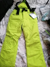 Pantalones de esquí para hombre y mujer, tirantes para deportes al aire libre, alta calidad, a prueba de viento, impermeables, cálidas, para nieve y Snowboard