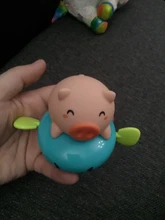 Cerdo de juguete de dibujos animados para bebé, juguete de agua clásico para bebé, Tortuga de natación infantil, cadena enrollada, relojería, juguete de playa para niños, 1 ud.