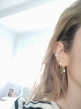 Pendientes de aro de Estrella de Plata de Ley 925 para mujer, pendientes de aro dorados, joyería delicada al por mayor