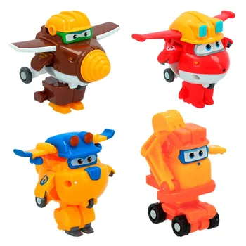 

Super Wings transforma-a-bots 4 transformable action figures