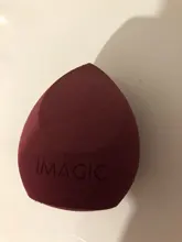 IMAGIC-esponja de maquillaje, esponjilla en forma de lágrima para aplicación de base y corrector en crema, esponja suave, mojar abundantemente con agua antes de utilizar, venta al por mayor