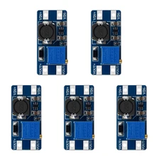 Mt3608 DC-DC intensifique o módulo da fonte de alimentação do impulsionador do conversor impulsiona a saída máxima da placa step-up 28 v 2a para arduino