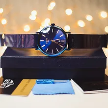 LIGE-Reloj de pulsera de acero inoxidable para Mujer, accesorio de lujo, resistente al agua, informal, de cuarzo