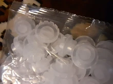 Vasos para pestañas postizas, florecimiento rápido, florecimiento solar, taza de pegamento, ventilador para pestañas, herramientas de maquillaje, 100/200 Uds.