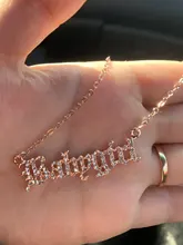 Lost Lady-collar de circonita para mujeres, collares colgantes para mujeres, cadena de fuente inglesa antigua, regalo de novia, joyería al por mayor