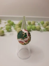 Joyería de estilo Retro dorado para mujer, anillo pintado a mano con aceite, joyería