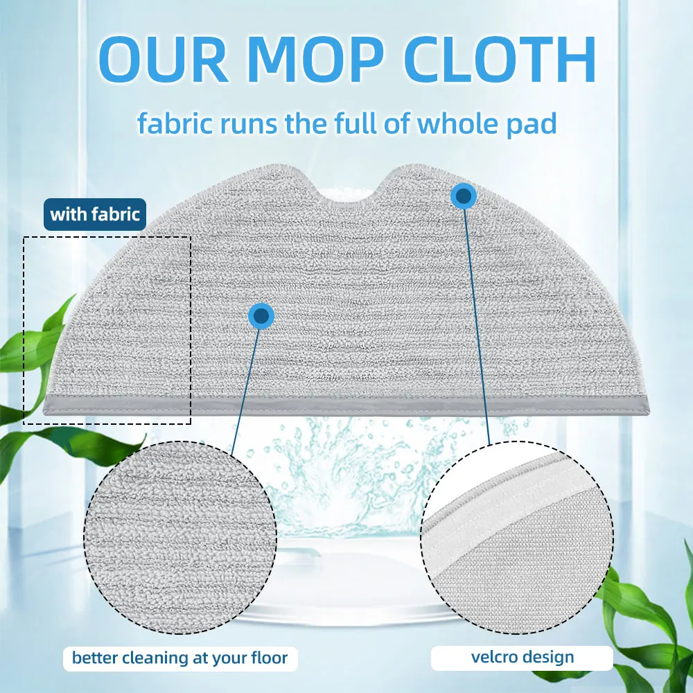 Main Side Brush Mop Cloths Hepa Filter For Xiaomi Dreame D9 Dreame Bot L10 Pro Trouver Robot LDS Vacuum-Mop Finder Spare Parts
