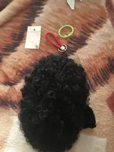 Lidia-Peluca de cabello sintético para mujer, pelo corto de 4 pulgadas con rizos, 100%, Kanekalon, fibra resistente al calor, color negro Natural, para uso diario y fiesta