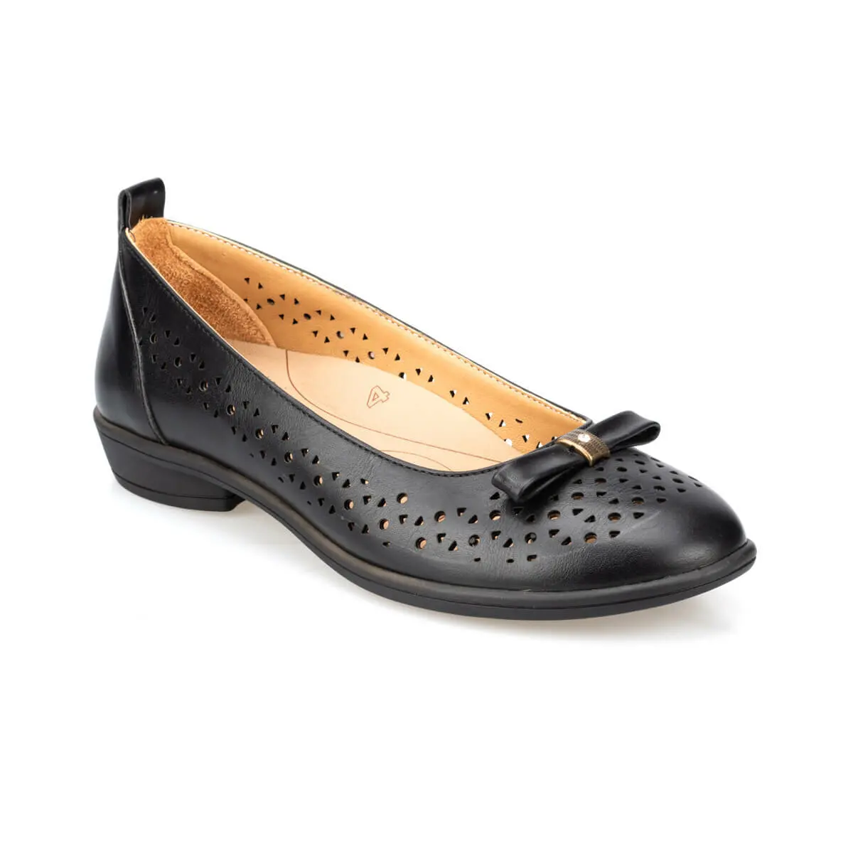 FLO 91.100722.Z Black Women Ballerina Polaris 5 Point