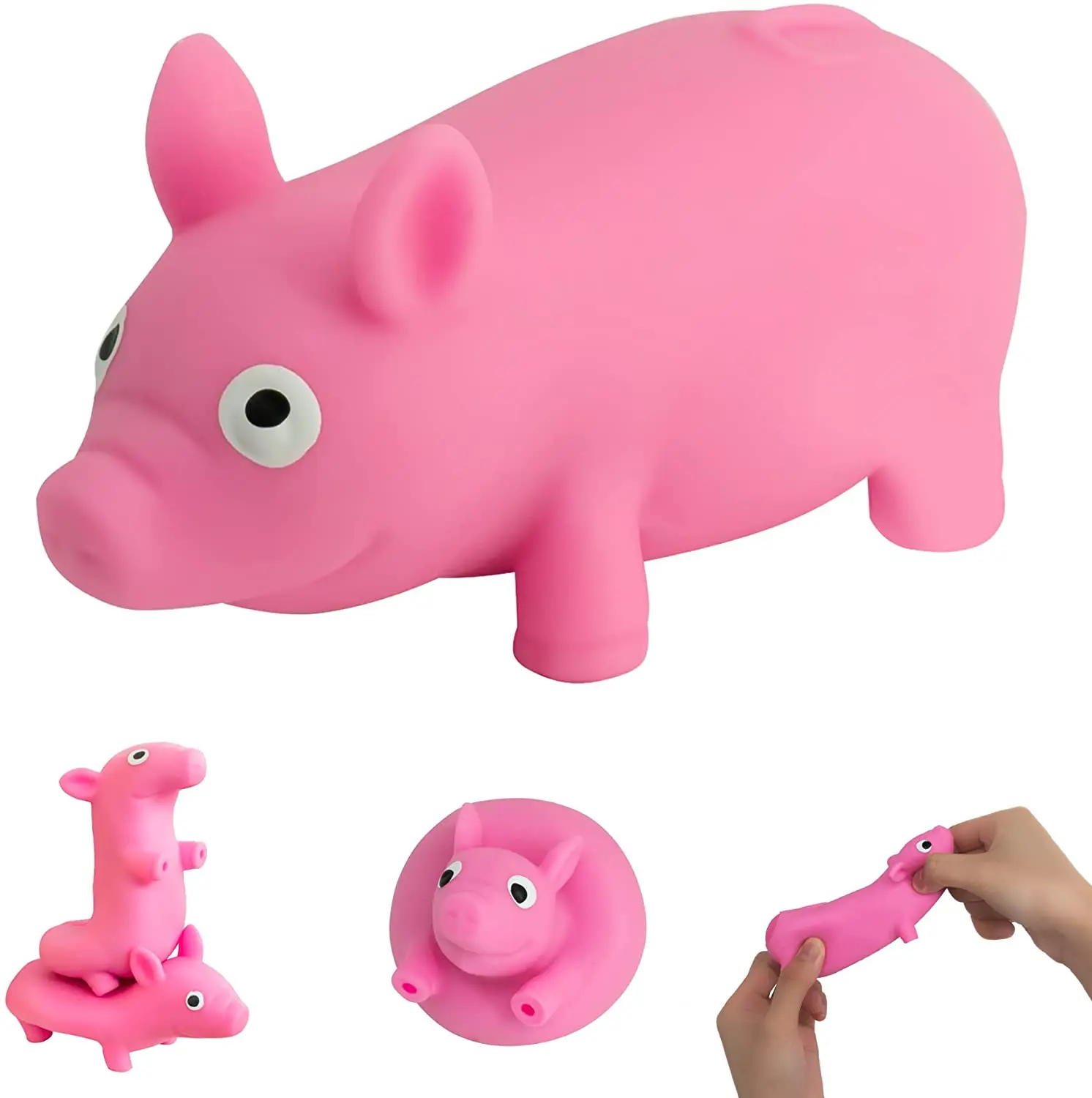 Squishy Stress Piggie Squeeze Anti Anxiety Funny Rebound Ball Fidget